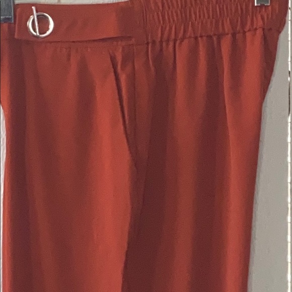 Petite Solid Grommet Waist Pants - Picture 10 of 13